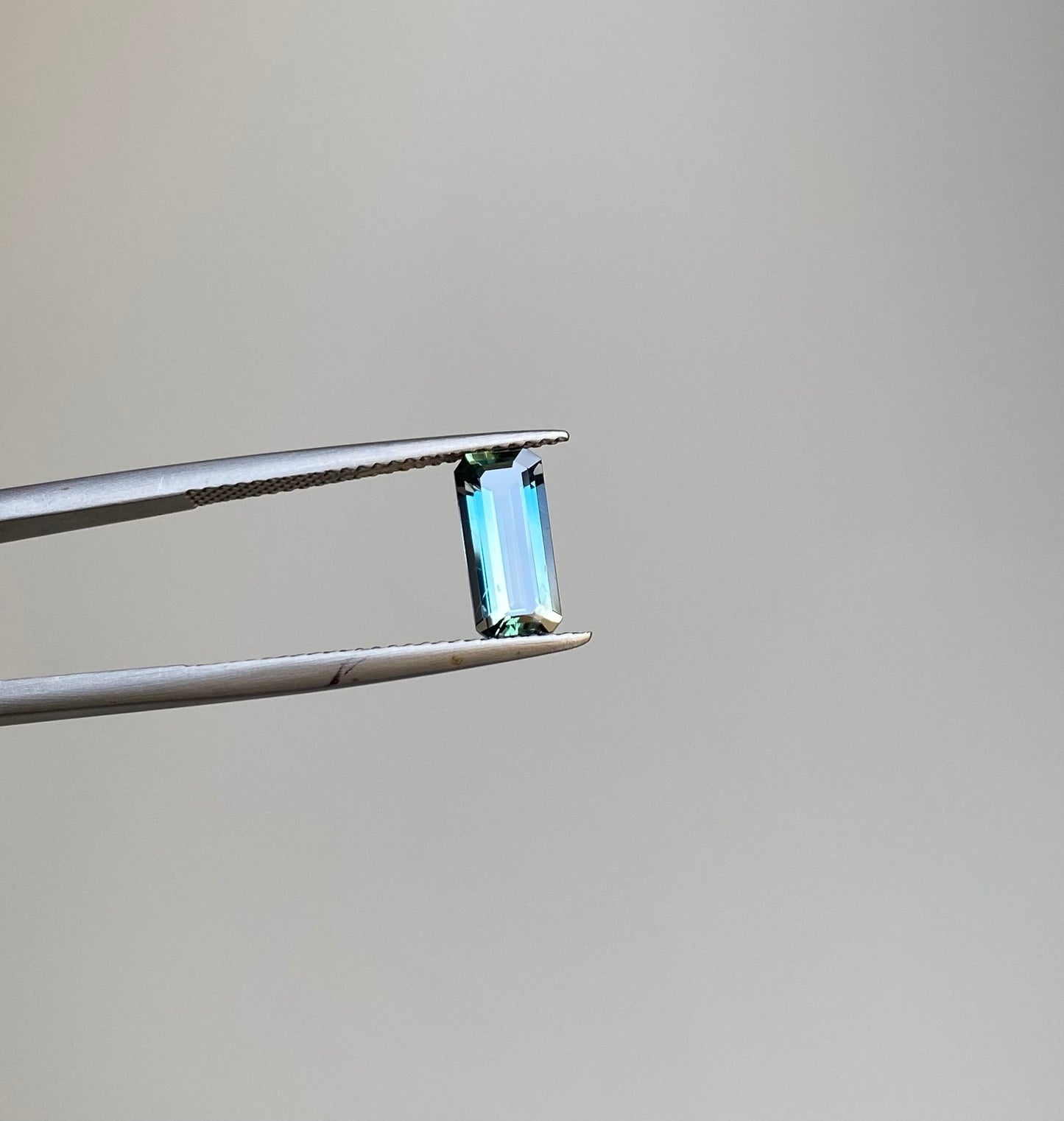 Natural Tanzanian Teal Sapphire - Emerald Cut - 1.63 Crt