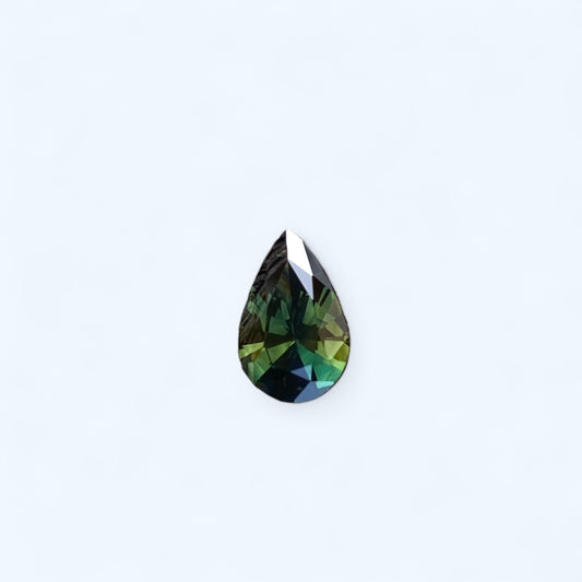 Australian Deep Teal/Parti Sapphire - 2.67 Carat - Heated