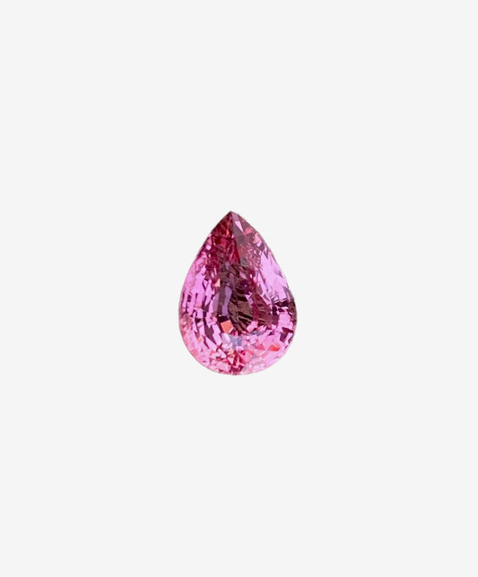 Natural Vivid Pink Spinel - Mahenge Tanzania - 2.04 Carat - Pear Shape - Certified